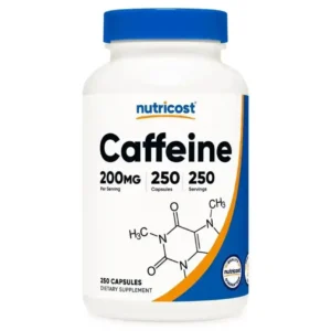 Cafeina 200 Mg 250 Cap Nutricost
