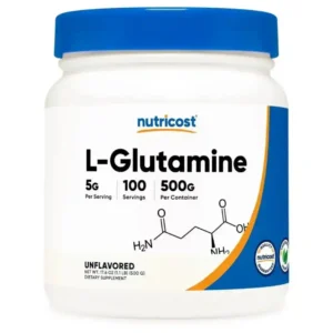 L-Glutamina Sin Sabor 100 Porciones Nutricost