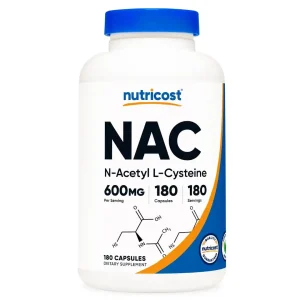 Nac 600 Mg N-Acetilcisteina 180 Cap Nutricost