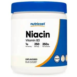 Niacina 1 Gr (Vitamina B3) 250 Servicios Nutricost
