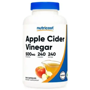 Vinagre De Sidra De Manzana 240 Cap Nutricost