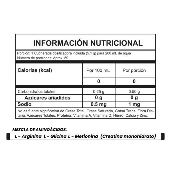 Creatina Crea Bolic 300 Gr Inside Nutrition - Imagen 2