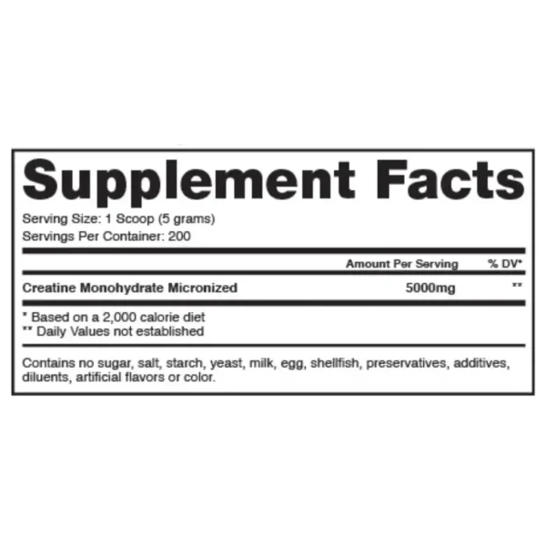 Creatina Monohidratada 1 Kg Dragon Pharma - Imagen 2