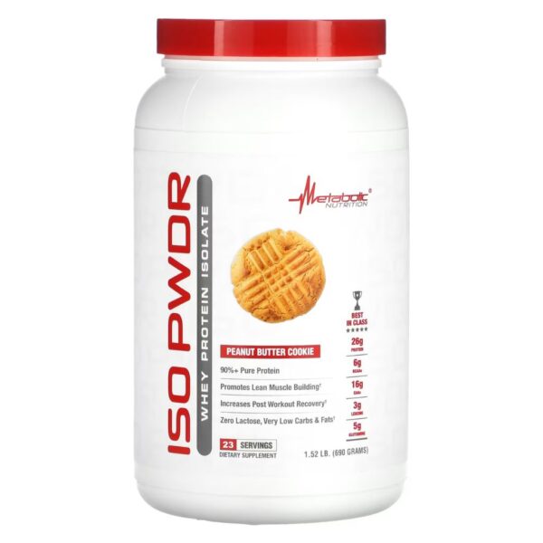 Proteína Iso Pwdr 1.52 Lb Metabolic