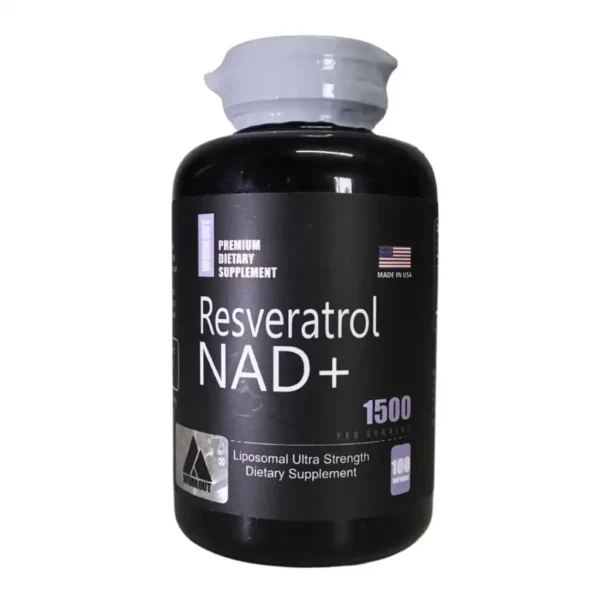 Resveratrol + NAD 1500 Mg 100 Cap Premium Dietary Supplement