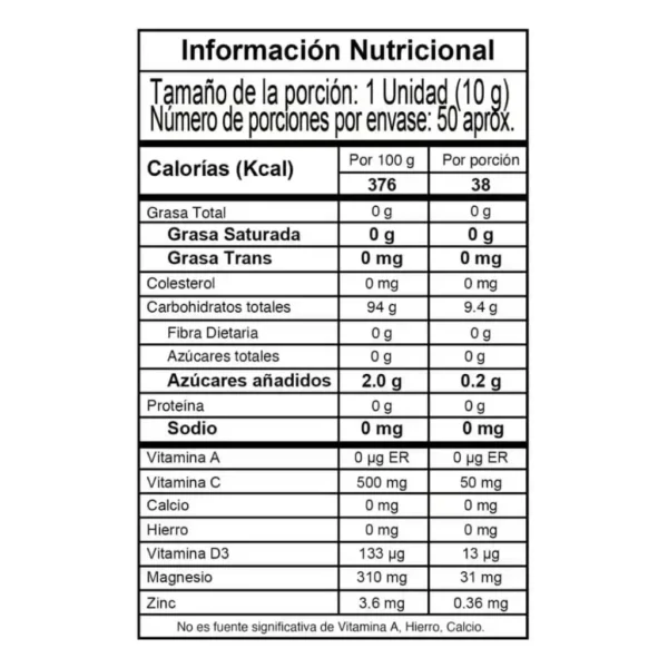 One Deluxe Vitamina C 500 Gr IMN - Imagen 2