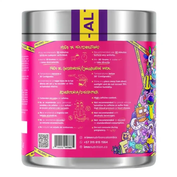Pre- Entreno Insanity 360 Gr IMN - Imagen 2